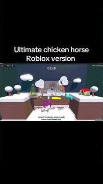 Roblox ultimate chicken horse #roblox #funny #shorts