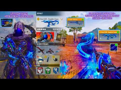 Legendary Grau 5.56 - Sapphire Fangs is now back with Legendary Locus Electron to wreak all in CODM🐍