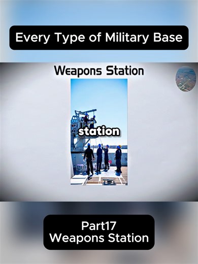 Every Type of Military Base: Part17, Weapons Station #tiktok #explained #explain #fdyツ