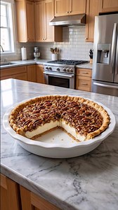 Pecan Cheesecake Pie Ingredients For the Crust 1 unbaked 9-inch pie crust (homemade or store-bought) For the Cheesecake Layer 8 oz (225 g) cream cheese, softened ⅓ cup granulated sugar 1 large egg 1 teaspoon vanilla extract For the Pecan Pie Topping 1 cup light corn syrup ¾ cup brown sugar, packed 2 large eggs ¼ cup unsalted butter, melted 1 teaspoon vanilla extract ¼ teaspoon salt 1½ cups pecan halves Instructions Preheat oven to 350°F (175°C). Place the pie crust in a 9-inch pie dish and crimp