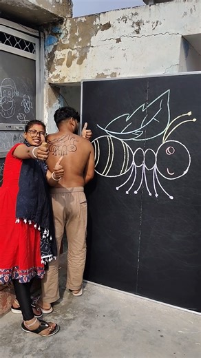 Blindfold Ant Drawing Challenge – Comedy Garantied! #drawingchallenge #shorts #drawing #art #antart