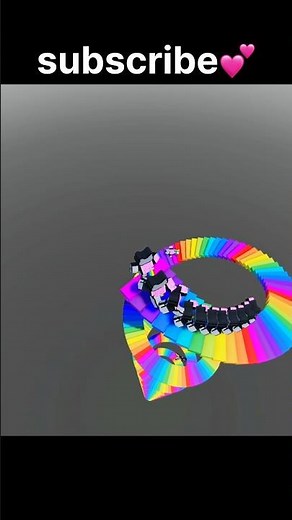 100 Nyan Cats stairs jump❤️ #roblox #robloxshorts