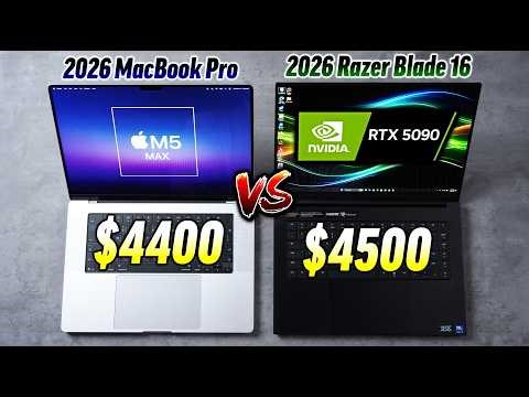 M5 Max vs Razer Blade 16 - How is THIS Possible?!