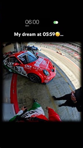 Driving a Porsche Cup car is a dream😍