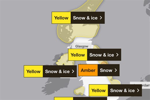 Snow mapped: Where wintry showers will hit UK today