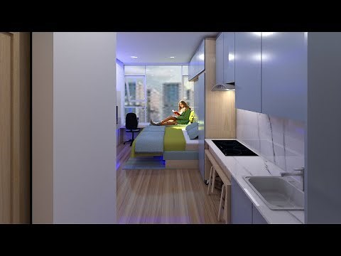 The Tiny Transforming Apartment | Micro Apartment 18sqm(194.75 sqft) | Never Too Small