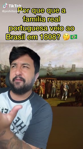 Por que a família real portuguesa veio ao Brasil em 1808?