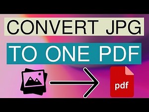 How to convert multiple jpg image to one pdf