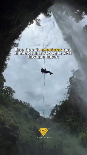 100 metros de rappel 🤩 Ya tenemos reservaciones disponibles para esta súper aventura ‼️😱 👩🏻‍💻 Reservaciones, dudas y más información envíanos WhatsApp al 52 556 635 39 83 y con mucho gusto te atenderemos por ese medio. 📲 ⭐️ Para más aventuras como esta, visita nuestra página de internet www.extremers.mx/aventuras #extremers #mexico #cascada #rappel #rappelling #extremers #adventure #deportes #deportesextremos | Extremers