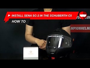 How to install the Sena SC-2 Communication system in the Schuberth C5