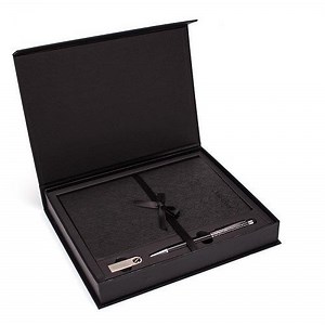 [Hot Item] Cheap Plain Square Black Cardboard Paper Electronic Packaging Box