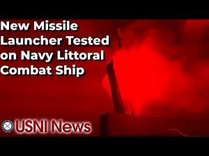 Littoral Combat Ship USS Savannah Fires SM-6 Missile