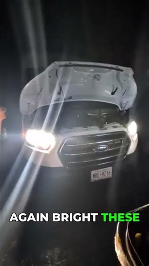 LED Headlights vs Halogen Brightness Battle #headlights #automotive #comparison