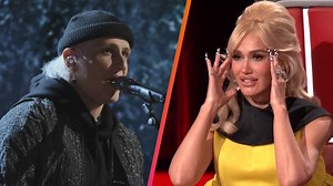 Gwen Stefani couldn't hold back her tears during Monday's Top 13 live show of 'The Voice.' | Entertainment Tonight