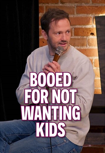 Booed for being child free! Got booed by an audience member who disagreed with my choice, I think it ended up pretty funny #standup #crowdwork Filmed at @The Comedy Fort by @lincolnlikescameras #childfree #parenting #funny Watch my specials on 800 Pound Gorilla and come see me live, all around the US and UK. Here's words that are relevant to the reel: Christianity, stand up comedy, Jesus and parenting.