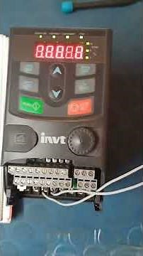 Automatic start invt inverter GD200 after power off to on parameter setting #top10 #toptrending #top