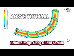How to get Contour Image Along a Bend Section | Creating a User Surface in ANSYS CFD Post-processing