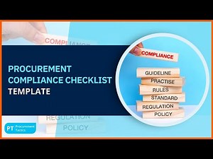 Procurement Compliance Checklist Template