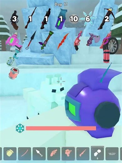 weapons vs arctic fox roblox 99nights😳#99nightintheforest #99nights #roblox