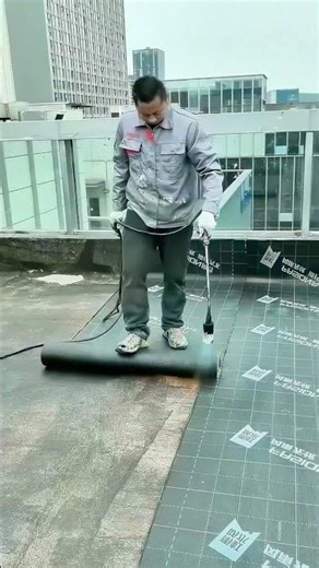 Roof Waterproofing Membrane Construction Full Process!