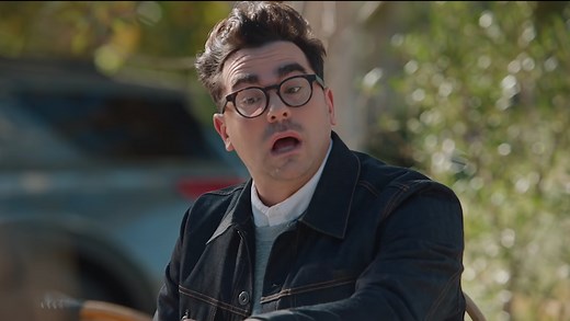 Watch Dan Levy in Hilarious New Super Bowl Ad for M&M’s Candies