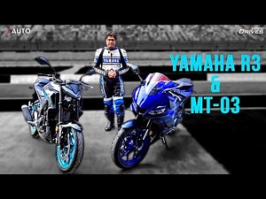 Yamaha MT 03 vs R3: Yamaha R3 & MT-03 First Ride Impressions | Yamaha Bike 2023 | Express Drives