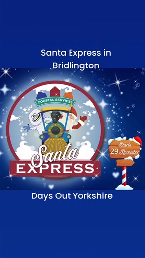 14K views · 17 reactions | Head to the North Pole by festive land train in Bridlington. #fatherchristmas #landtrain #christmas2025 #christmasfamilyfun | Days Out Yorkshire | Facebook