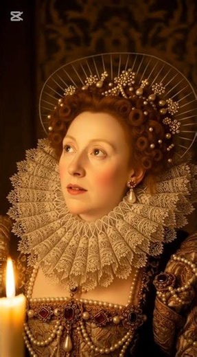 The bigger the collar, the bigger the power 💀👑 Discover why Elizabethan ruffs weren’t just fashion
