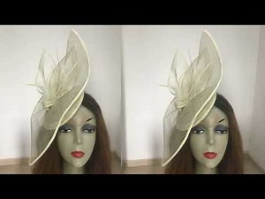 HOW TO MAKE THIS TRENDY SINAMAY FASCINATOR