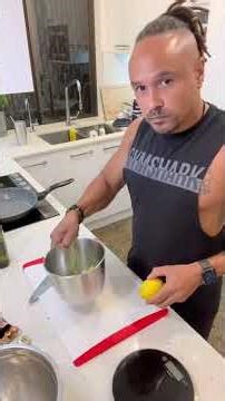 Cooking a simple post workout meal with Master Chef Jonathan Ramsay