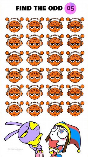 Find the odd one out Incredibox Sprunki edition challenge!😊TADC POMNI and JAX Animation #shrots