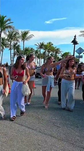 🇺🇸 POV: Beach Walk Spring Break Florida, USA #shorts