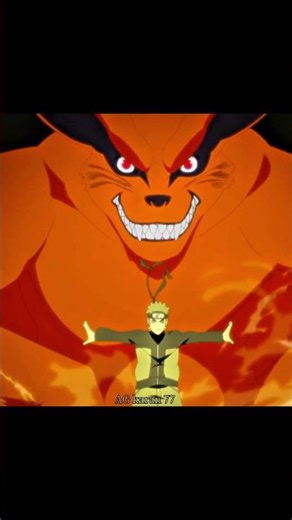 Naruto and kurama power #anime #naruto #narutoshippuden