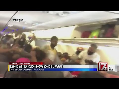 Video shows fight over mask policy on flight to Charlotte
