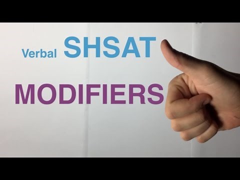 Modifiers - ELA section