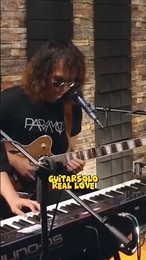 REO Brothers Guitarsolo Cover REAL LOVE - THE BEATLES | SHORTS