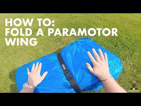 How to fold a Paramotor Wing (2 ways) | Tips for beginners