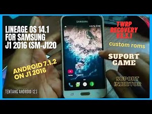 lineageOS 14.1 android 7 nougat for samsung j1 2016 (sm-j120f)