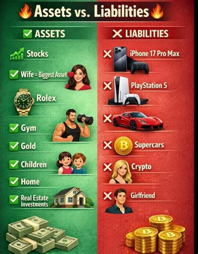 Assets vs Liabilities Explained | How Rich People Think About Money