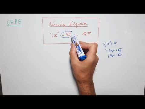 CRPE Maths : L’astuce pour résoudre une équation carrée facilement !