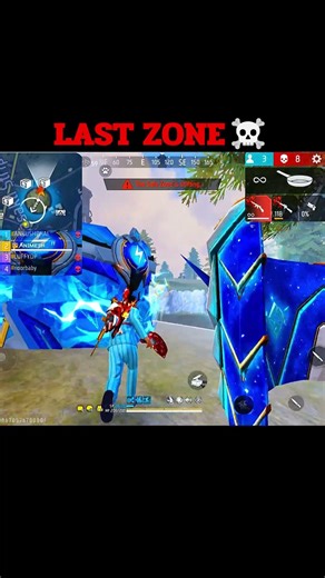 Insane Last Zone Fight 💀 BOOYAH#freefire #shorts #shortsfeed