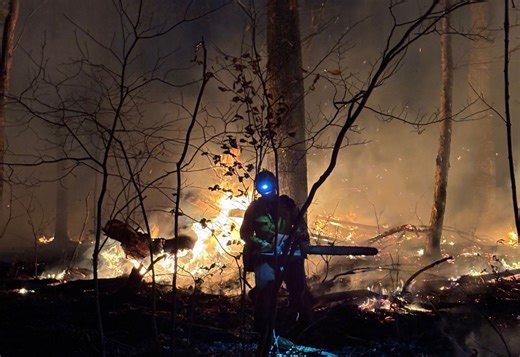 Wildfire in Monongahela National Forest is 75% contained