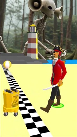 Fail Run Gameplay #6 - Nobody Expected to See Siren Head Like This 😳🚴‍♂️