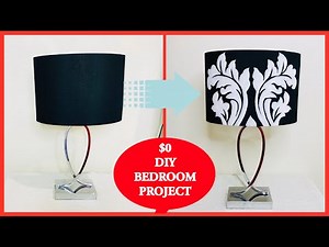 DIY Acrylic Paint LAMPSHADE | Easy Tutorial