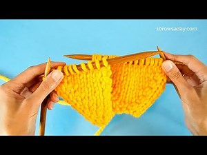 Bar Increases in Eastern Knitting