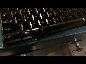 How to Repair Clean Take Apart Logitech LZ236AS K740 Keyboard