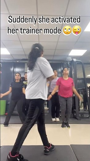 Trainer Mode Activated 💪🤣 | Funny Zumba Moments #shorts
