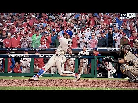 Bryce Harper - Complete video at bat - The NLCS Winning Home Run (10-23-22) 🔔
