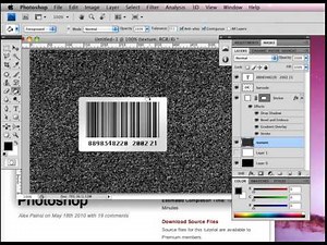 Quick Tip: Create a Barcode Sticker in Photoshop