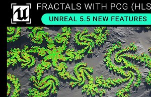 虚幻引擎 5.5 ! PCG 计算简介（HLSL 中的分形）!_哔哩哔哩_bilibili